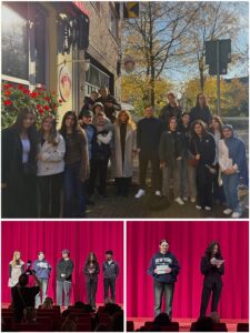 Die Klasse 10 bei der Preisverleihung DOXS! Klassenbild und Szenen der Veranstaltung.