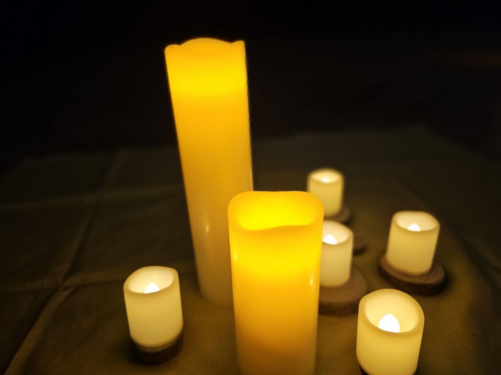 Gelbe Kerzen