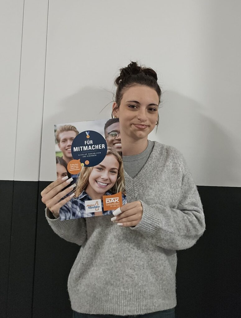 Preisträgerin des DAK-Quiz