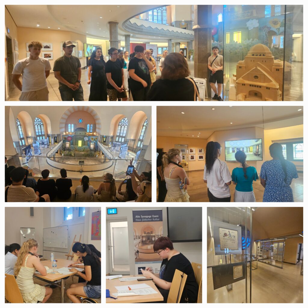 Besuch der alten Synagoge in Essen als Teil der Erinnerungskultur der GSM.