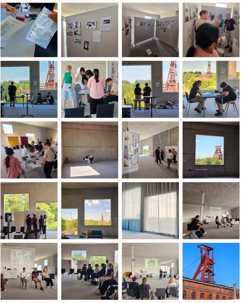 Workshop der Klassenstufen EF und Q1 zum Thema Kunst, Geschichte und Kreativität im Dialog.
